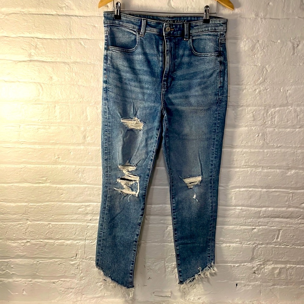 American Eagle Highest Rise Jegging Crop (Size 12)